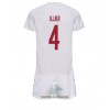 Officiële Voetbalshirt + Korte Broek Denemarken Simon Kjaer 4 Uit WK 2022 - Kids